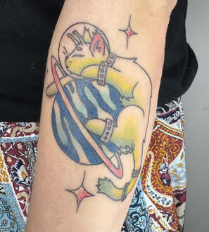 Space Cat - 1 month healed