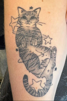 Cat Memorial - 2 months healed