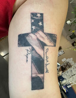 Memorial Piece - 5 months healed (With Touch-Ups)